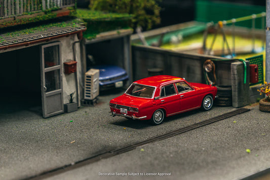 J Collection X Tarmac Works 1/64 Datsun BLUEBIRD 1600SSS P510 Red - COLLAB64