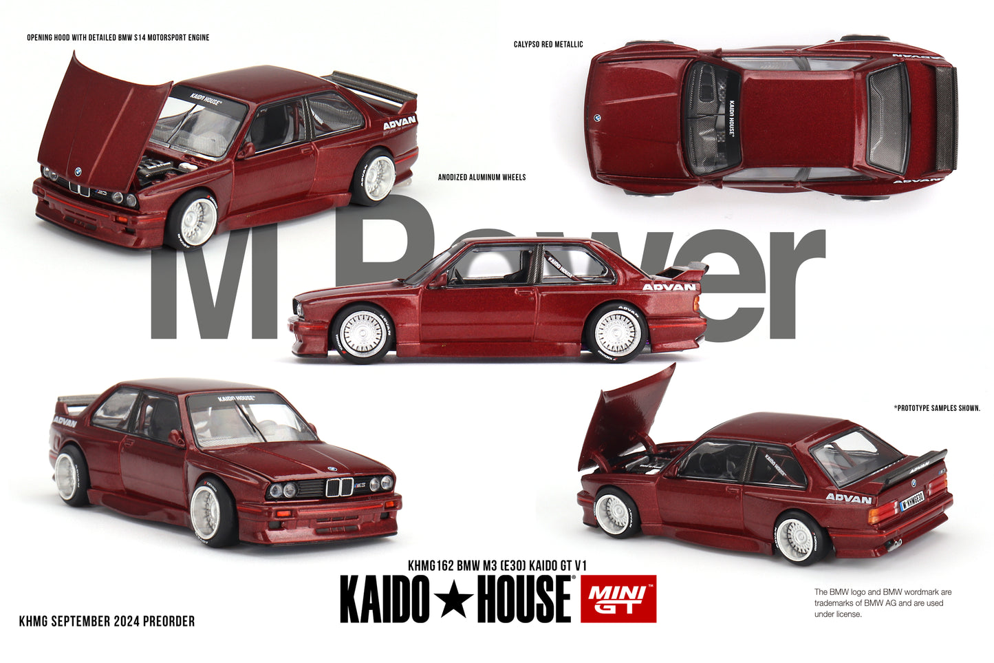 MINI GT X KAIDO HOUSE BMW M3 (E30) Kaido GT V1 KHMG162