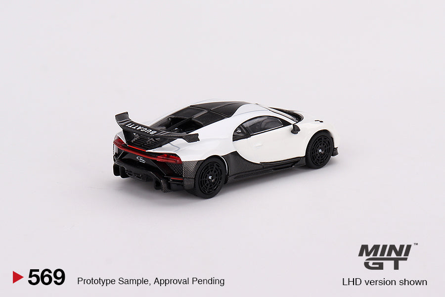 * PRE ORDER * MINI GT #569 1/64 Bugatti Chiron Pur Sport White LHD