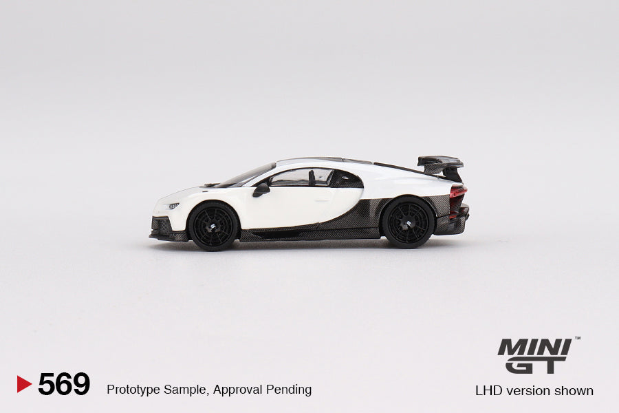 * PRE ORDER * MINI GT #569 1/64 Bugatti Chiron Pur Sport White LHD
