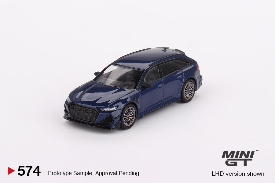 * PRE ORDER * MINI GT #574 Audi ABT RS6-R Navarra Blue Metallic (LHD)