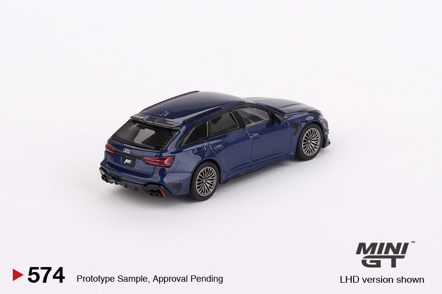 * PRE ORDER * MINI GT #574 Audi ABT RS6-R Navarra Blue Metallic (LHD)