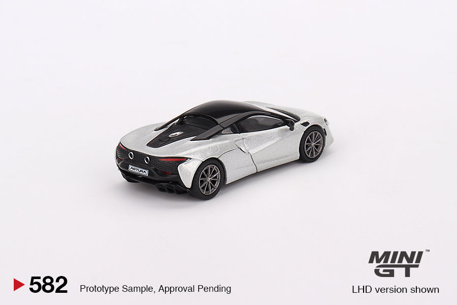 * PRE ORDER * MINI GT #582 McLaren Artura Ice Silver (RHD)