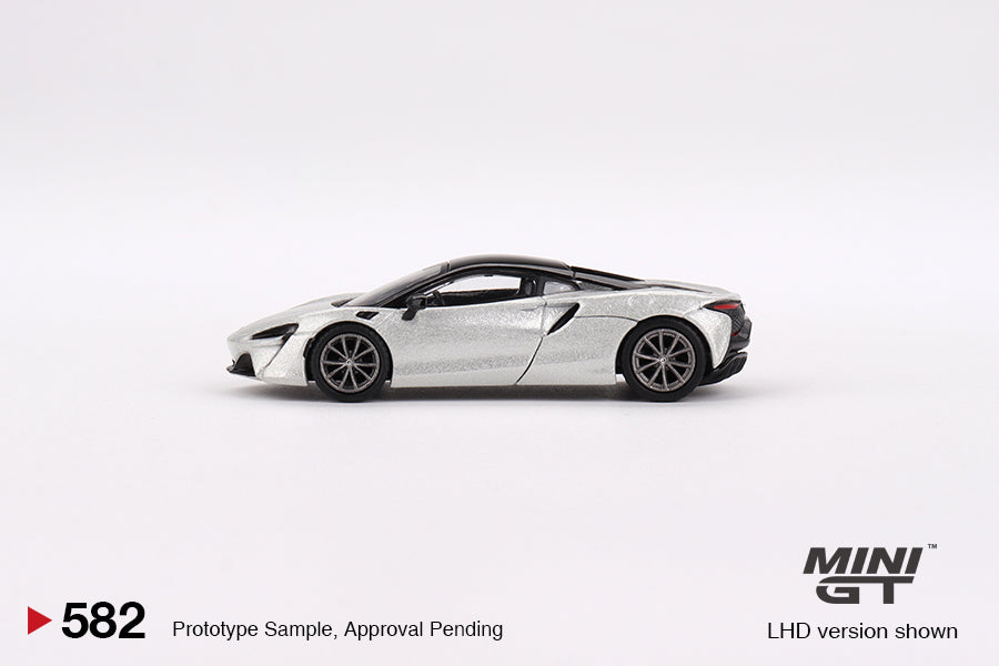 * PRE ORDER * MINI GT #582 McLaren Artura Ice Silver (RHD)