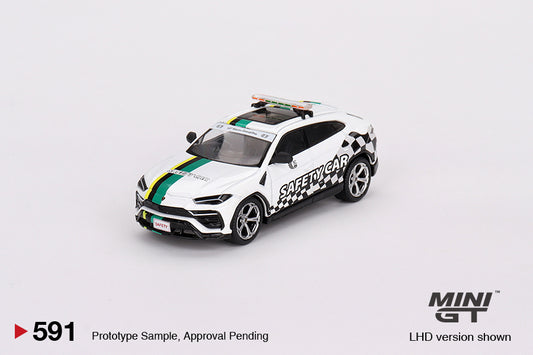 MINI GT #591 1/64 Lamborghini Urus  2022 Macau GP Official Safety Car (RHD)
