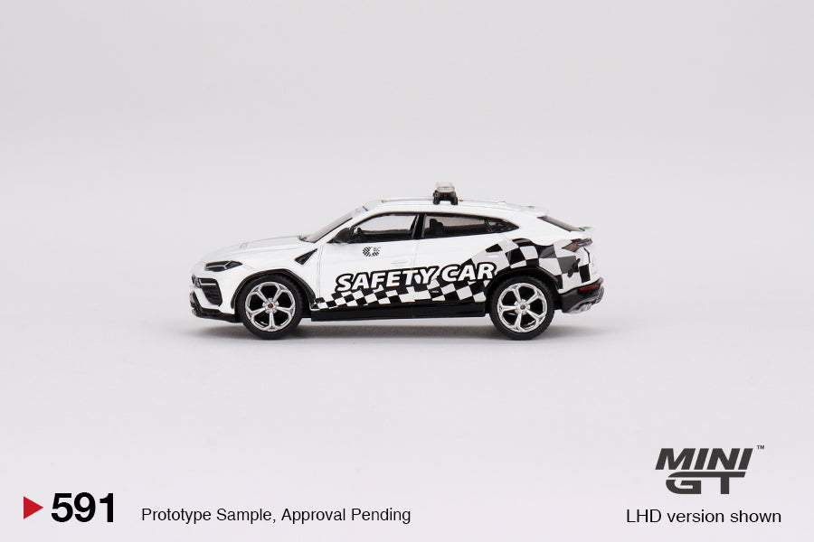 MINI GT #591 1/64 Lamborghini Urus 2022 Macau GP Official Safety Car (RHD)