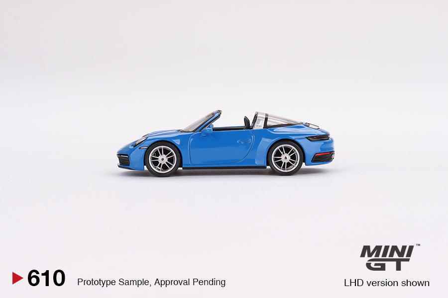 * PRE ORDER * MINI GT #610 Porsche 911 Targa 4S Shark Blue
( RHD )