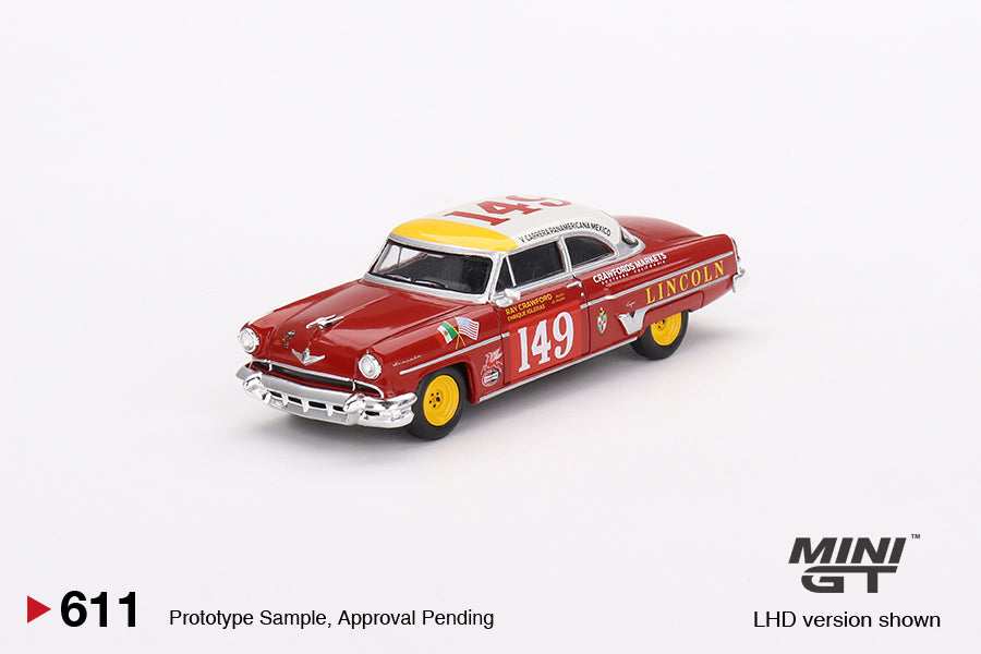* PRE ORDER * MINI GT #611 Lincoln Capri 1954 Carrera Panamericana Class Winner #149
( LHD )