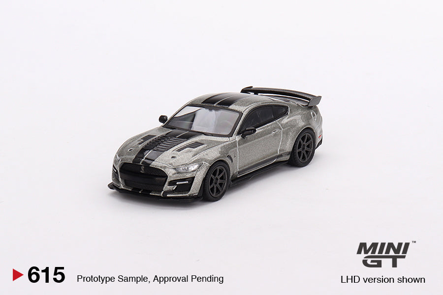 * PRE ORDER * MINI GT #615 Shelby GT500 SE Widebody Pepper Gray Metallic (LHD)