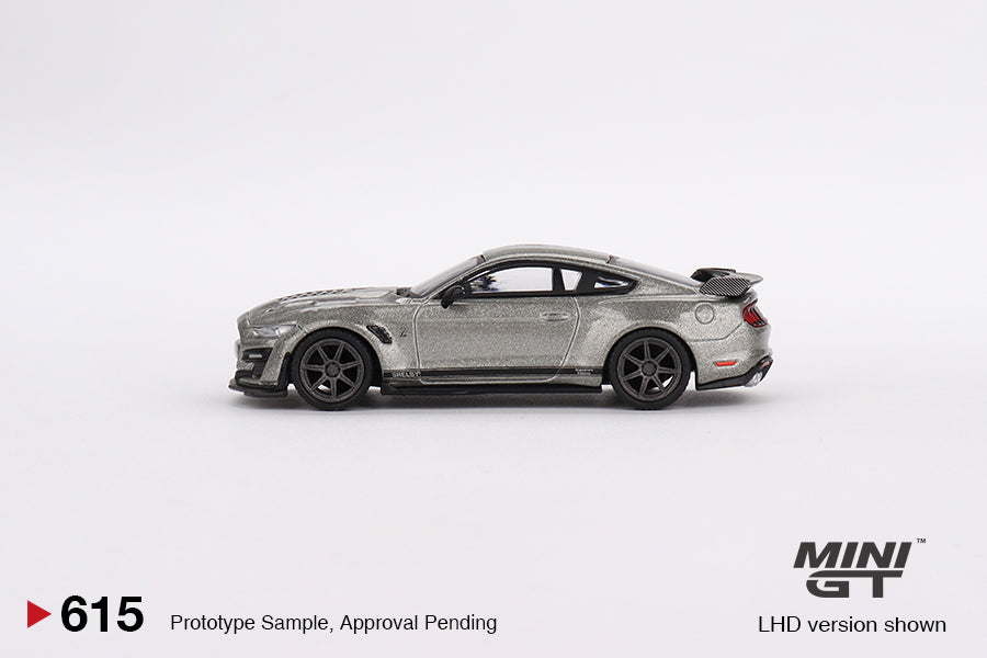 * PRE ORDER * MINI GT #615 Shelby GT500 SE Widebody Pepper Gray Metallic (LHD)