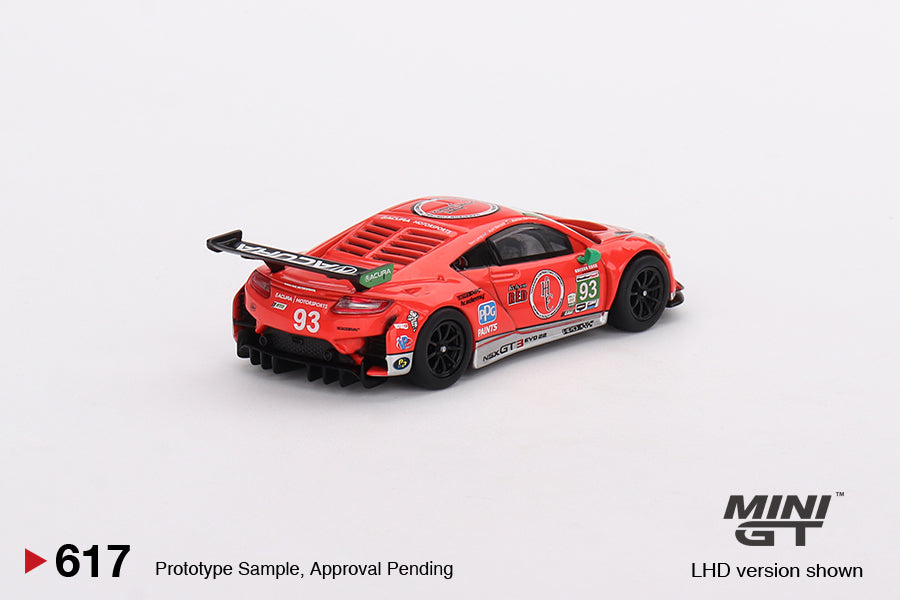 * PRE ORDER * MINI GT #617 Acura NSX GT3 EVO22 #93 WTR Racers Edge Motorsports IMSA 2023 Daytona 24Hr (LHD)