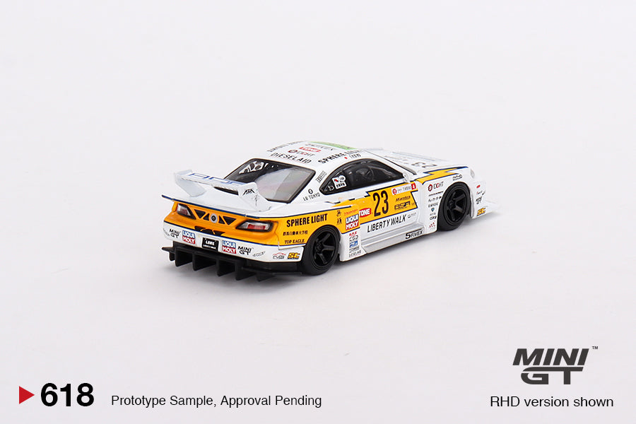 * PRE ORDER * MINI GT #618 Nissan LB-Super Silhouette S15 SILVIA #23 2022 Goodwood Festival of Speed (RHD)