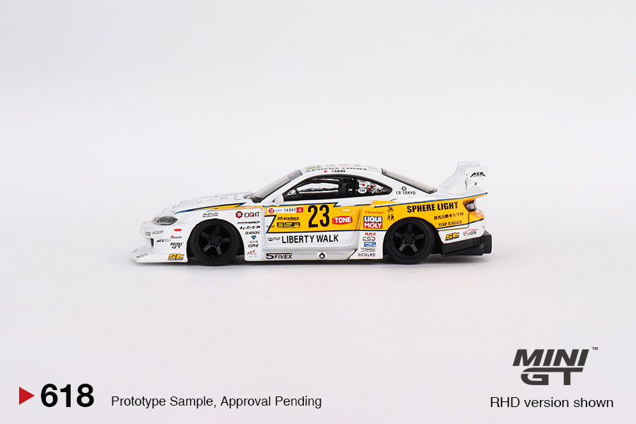 * PRE ORDER * MINI GT #618 Nissan LB-Super Silhouette S15 SILVIA #23 2022 Goodwood Festival of Speed (RHD)