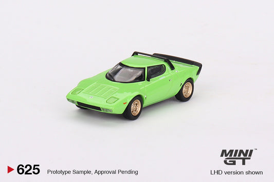 MINI GT #625 1/64 Lancia Stratos HF Stradale Verde Chiaro (LHD)