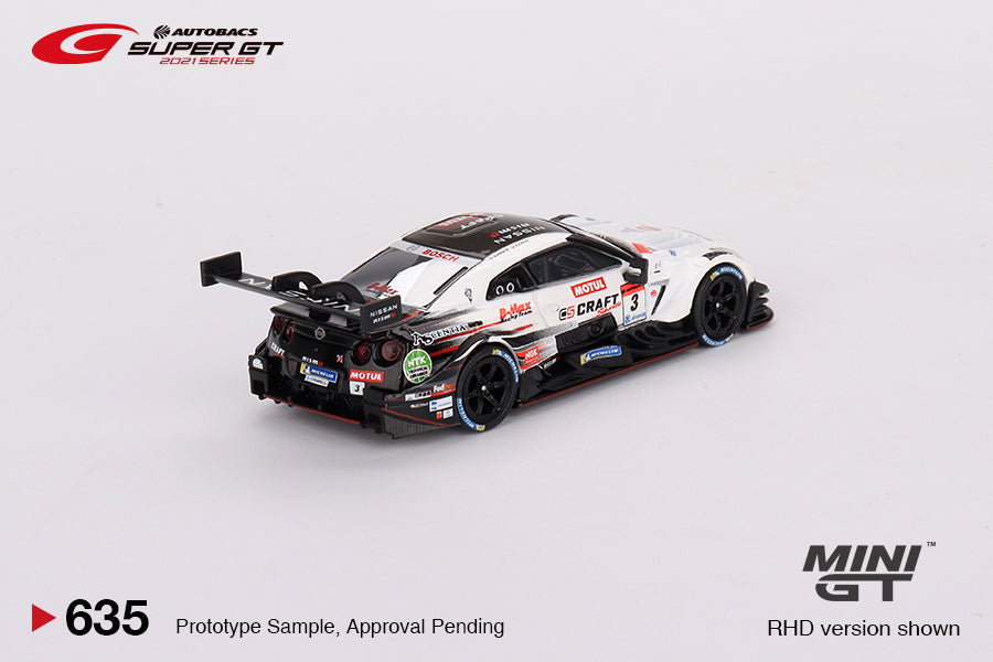 * PRE ORDER * MINI GT #635 1/64 "Nissan GT-R Nismo GT500 #3 NDDP Racing with B-Max 2021 SUPER GT SERIES ( RHD ) " Japan Exclusive"