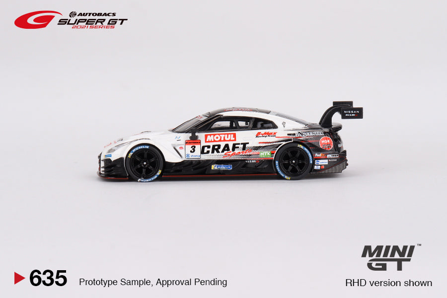 * PRE ORDER * MINI GT #635 1/64 "Nissan GT-R Nismo GT500 #3 NDDP Racing with B-Max 2021 SUPER GT SERIES ( RHD ) " Japan Exclusive"