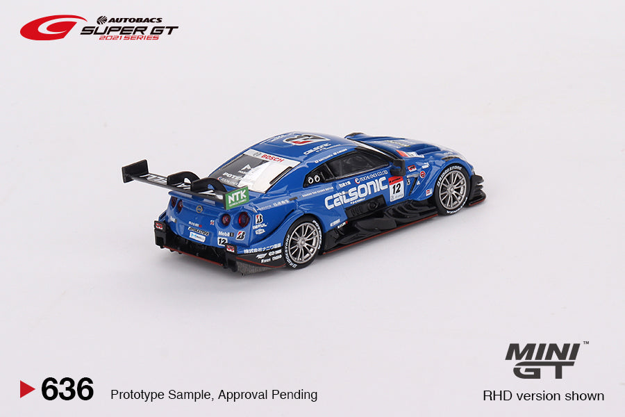 * PRE ORDER * MINI GT #636 1/64 "Nissan GT-R Nismo GT500 #12 Team Impul 2021 SUPER GT SERIES ( RHD ) " Japan Exclusive"