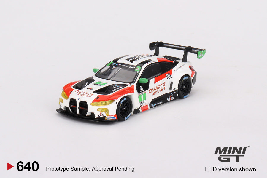 * PRE ORDER * MINI GT #640 1/64 BMW M4 GT3 #1 Paul Miller Racing IMSA 2023 Sebring 12 Hrs. GTD Winner (LHD)