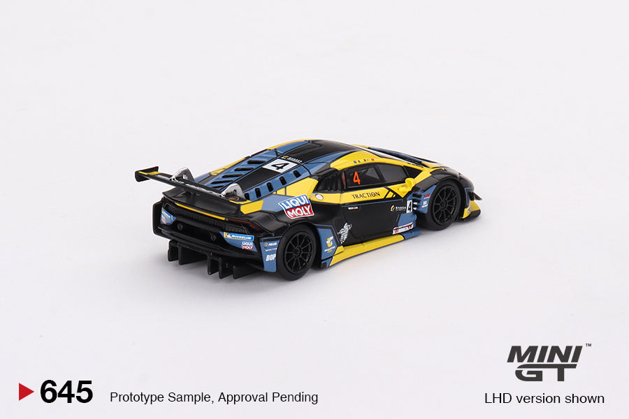 * PRE ORDER * MINI GT #645 1/64 "Lamborghini Huracán GT3 EVO #4 2022 Macau GP Macau GT Cup 3rd Place" (LHD)