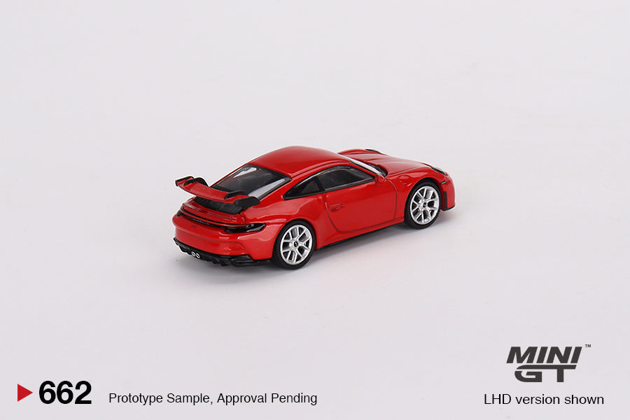 * PRE ORDER * MINI GT 1/64 #662 Porsche 911 (992) GT3 Guards Red (RHD)
