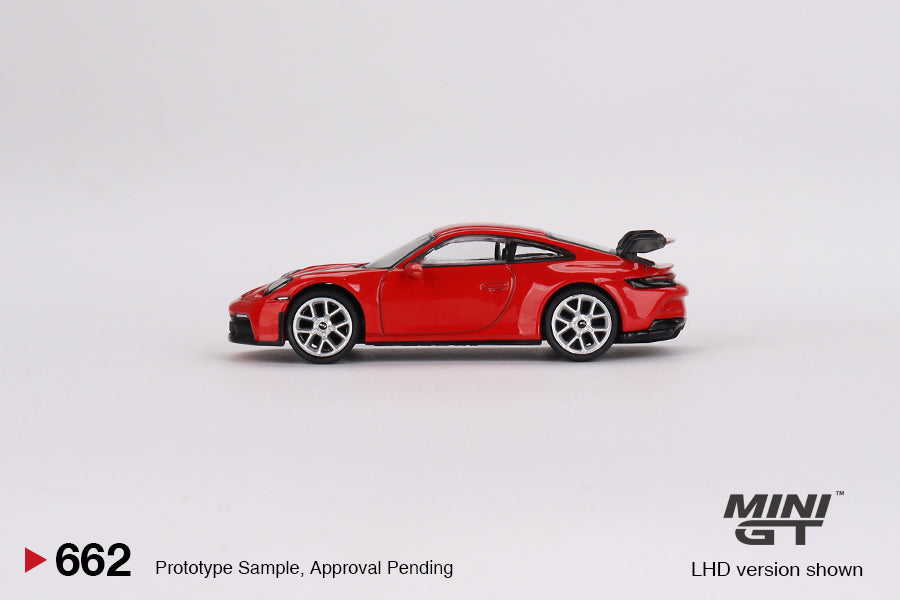* PRE ORDER * MINI GT 1/64 #662 Porsche 911 (992) GT3 Guards Red (RHD)