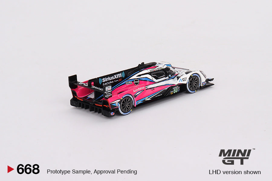 * PRE ORDER * MINI GT 1 /64 #668 Acura ARX-06 GTP #60 Meyer Shank Racing 2023 IMSA Daytona 24 Hrs Winner