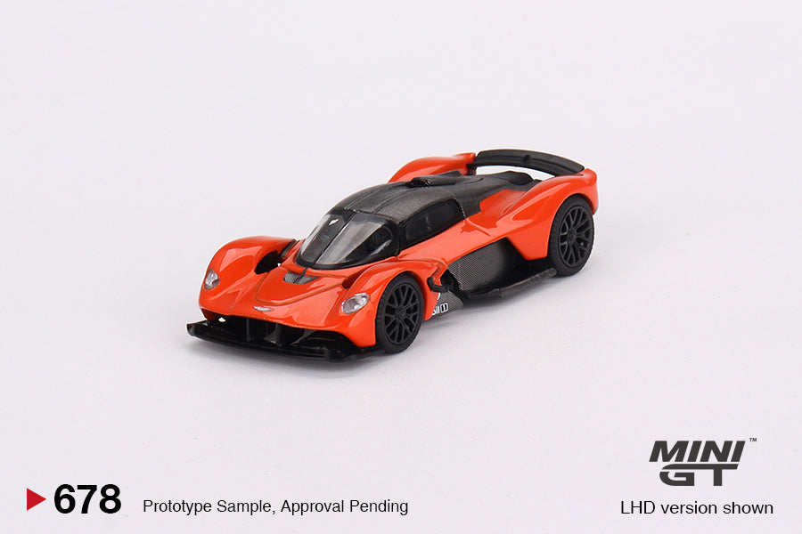 MINI GT 1/64 #678 Aston Martin Valkyrie Maximum Orange (LHD)