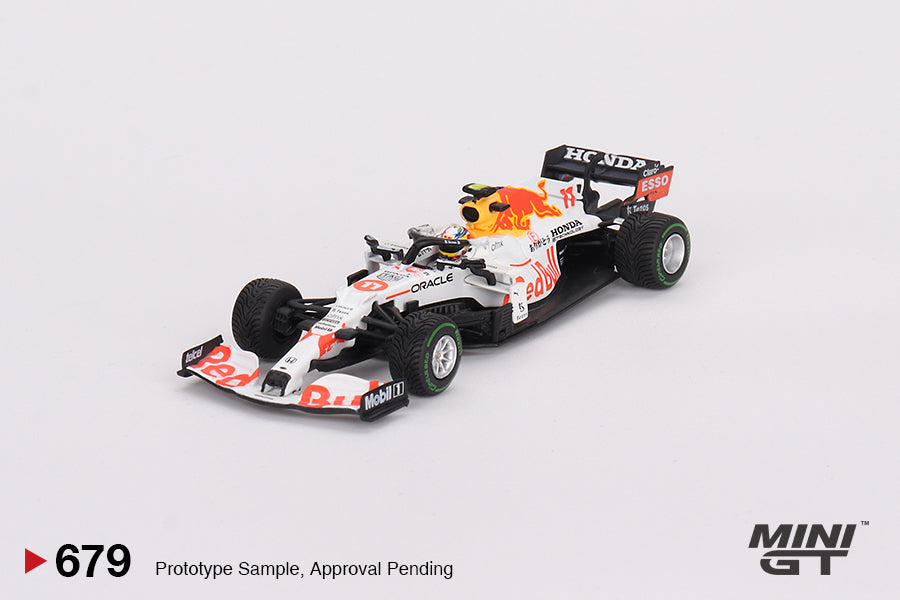 * PRE ORDER * MINI GT 1/64 #679 "Red Bull RB16B #11 Sergio Pérez 2021 Turkish Grand Prix 3rd Place"