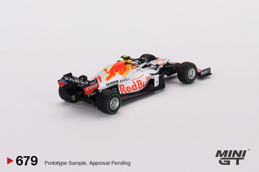 * PRE ORDER * MINI GT 1/64 #679 "Red Bull RB16B #11 Sergio Pérez 2021 Turkish Grand Prix 3rd Place"