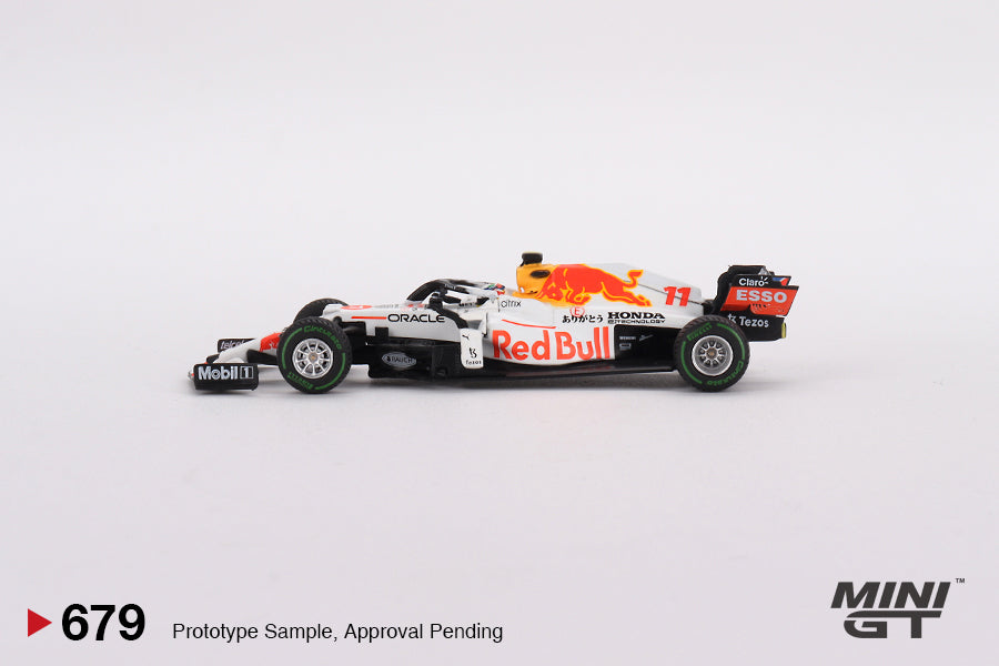 * PRE ORDER * MINI GT 1/64 #679 "Red Bull RB16B #11 Sergio Pérez 2021 Turkish Grand Prix 3rd Place"