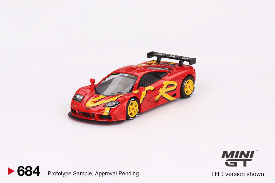 * PRE ORDER * MINI GT #684 1/64 McLaren F1 GTR 1996 Presentation (LHD)