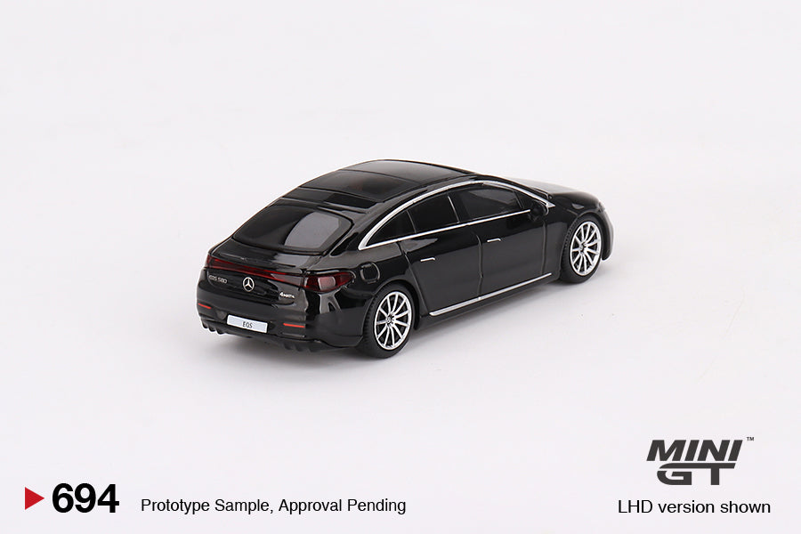 MINI GT #694 1/64 Mercedes-Benz EQS 580 4MATIC Black (RHD)