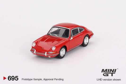 * PRE ORDER * MINI GT #695 1/64 Porsche 901 1963 Signal Red (LHD)