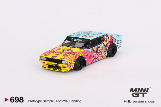 MINI GT #698 1/64 Nissan Skyline Kenmeri Liberty Walk LBWK KUMA ( RHD ) * 2ND RELEASED VERSION *