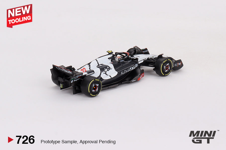 * PRE ORDER * MINI GT 1/64 #726 AlphaTauri AT04 #22 Yuki Tsunoda 2023 F1 2023 Australian GP