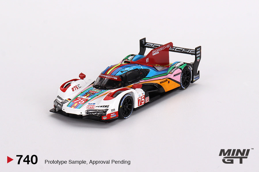MINI GT #740 1/64 "Porsche 963 #75 Porsche Penske Motorsport 2023 24 Hrs of Le Mans"