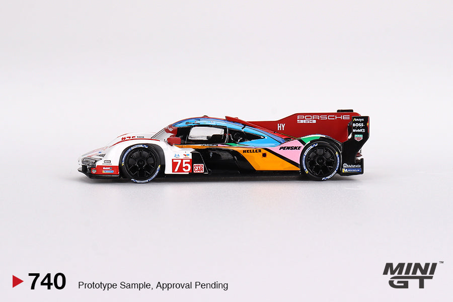 MINI GT #740 1/64 "Porsche 963 #75 Porsche Penske Motorsport 2023 24 Hrs of Le Mans"