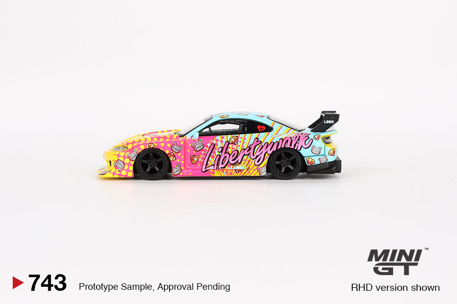 MINI GT #743 1/64 Nissan LB-Super Silhouette S15 SILVIA LB KUMA (RHD) BLISTER PACK VER.