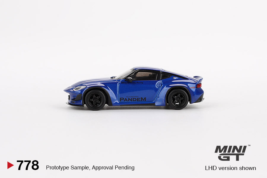 MINI GT #778 1/64 Nissan Z Pandem Seiran Blue (RHD)