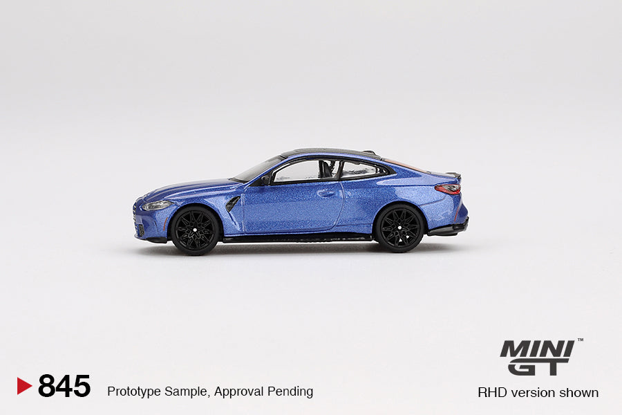 MINI GT #845 1/64 BMW M4 Competition (G82) Portimao Blue (RHD)