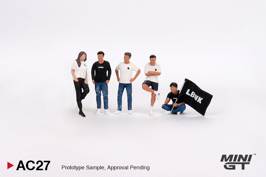 * PRE ORDER * MINI GT #AC27 Figurine: Team Liberty Walk