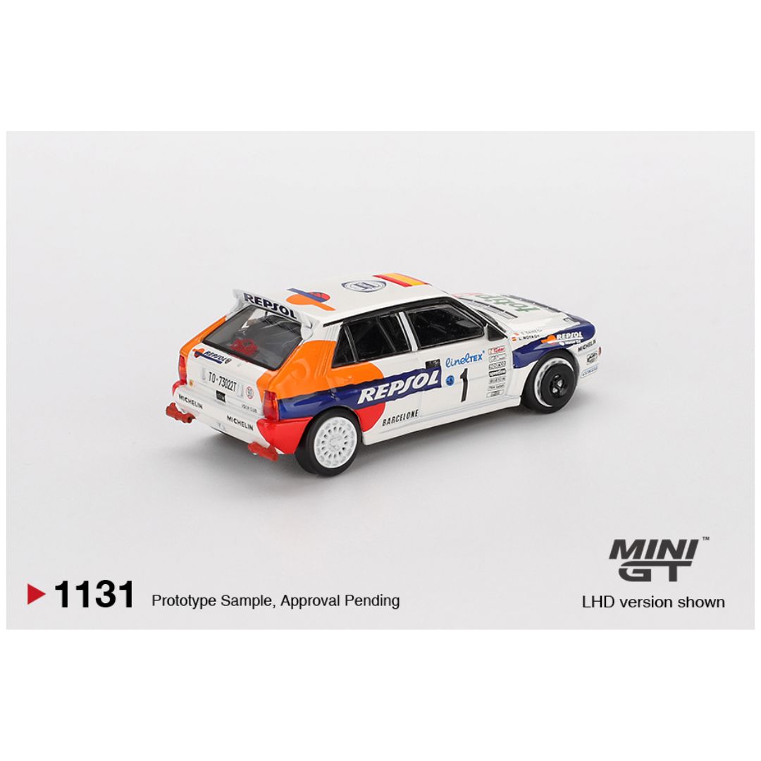 MINI GT #1131 1/64 Lancia Delta HF Integrale Evoluzione #1 1993 Rallye Monte-Carlo - BLISTER PACK (Copy)