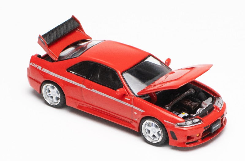 POPRACE 1/64 NISSAN GT-R R33 NISMO 400R RED PR640091