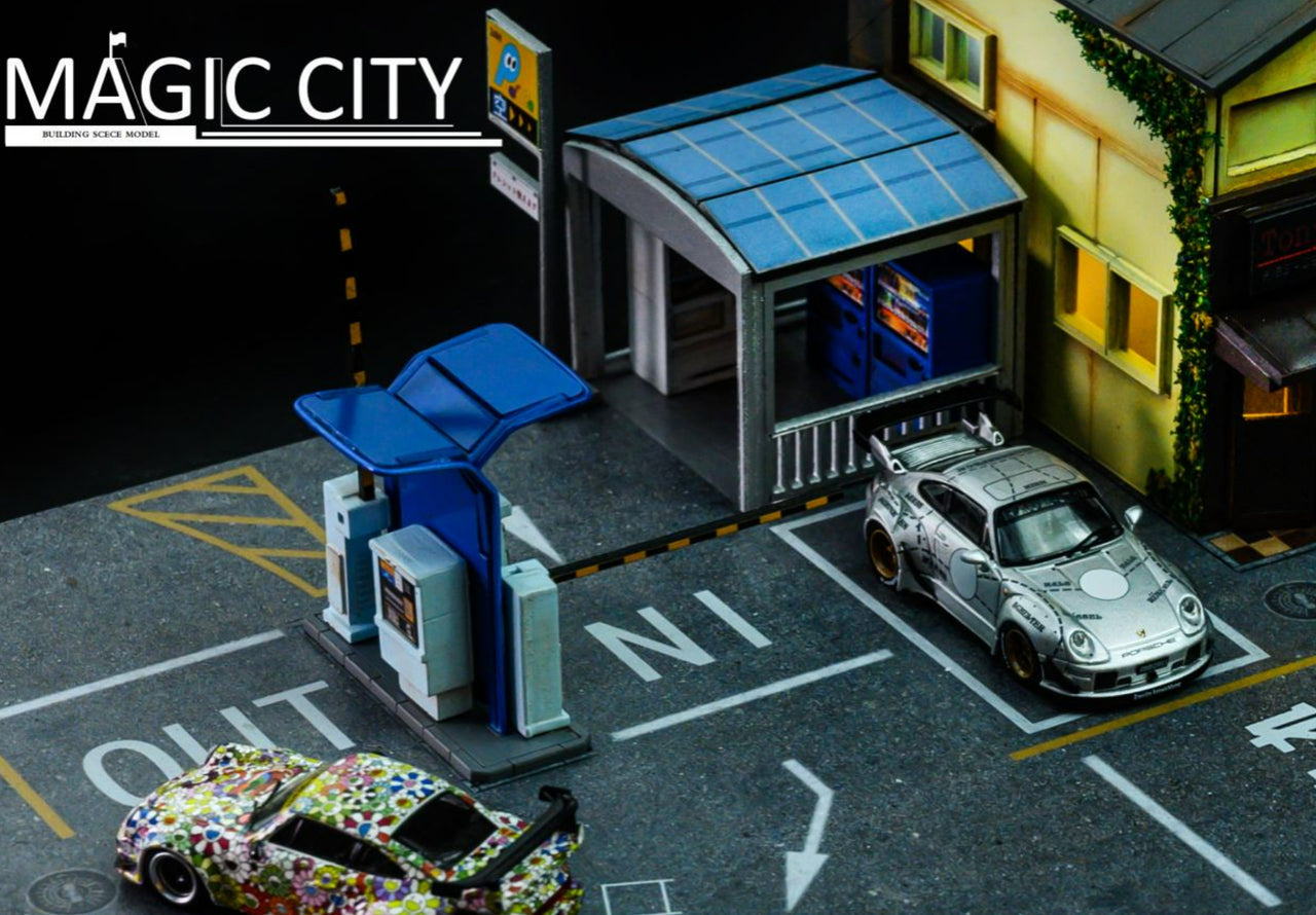 Magic City 1/64 RWB Roppongi Annual Gathering Hard Rock Restaurant Diorama 110030