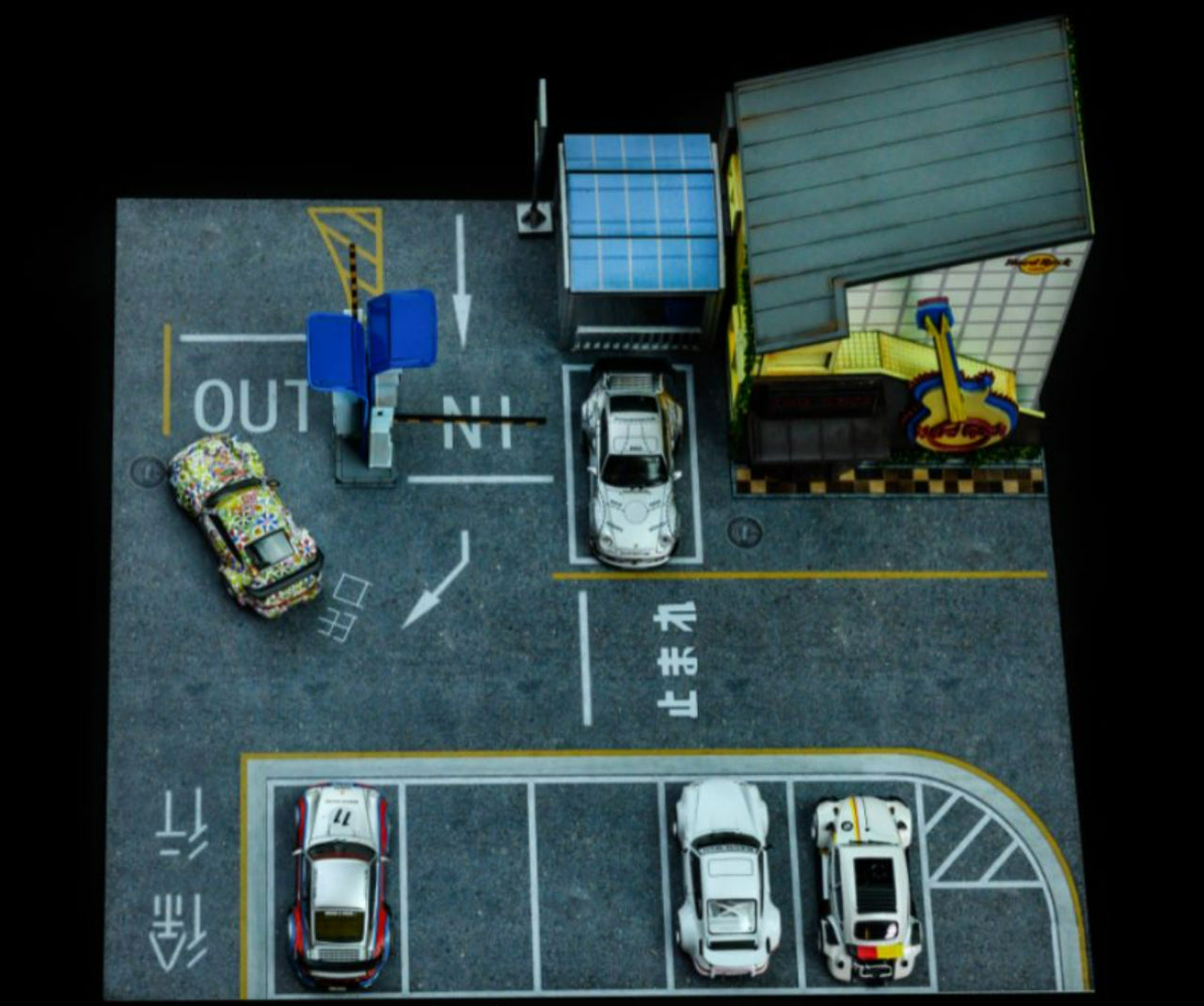 Magic City 1/64 RWB Roppongi Annual Gathering Hard Rock Restaurant Diorama 110030