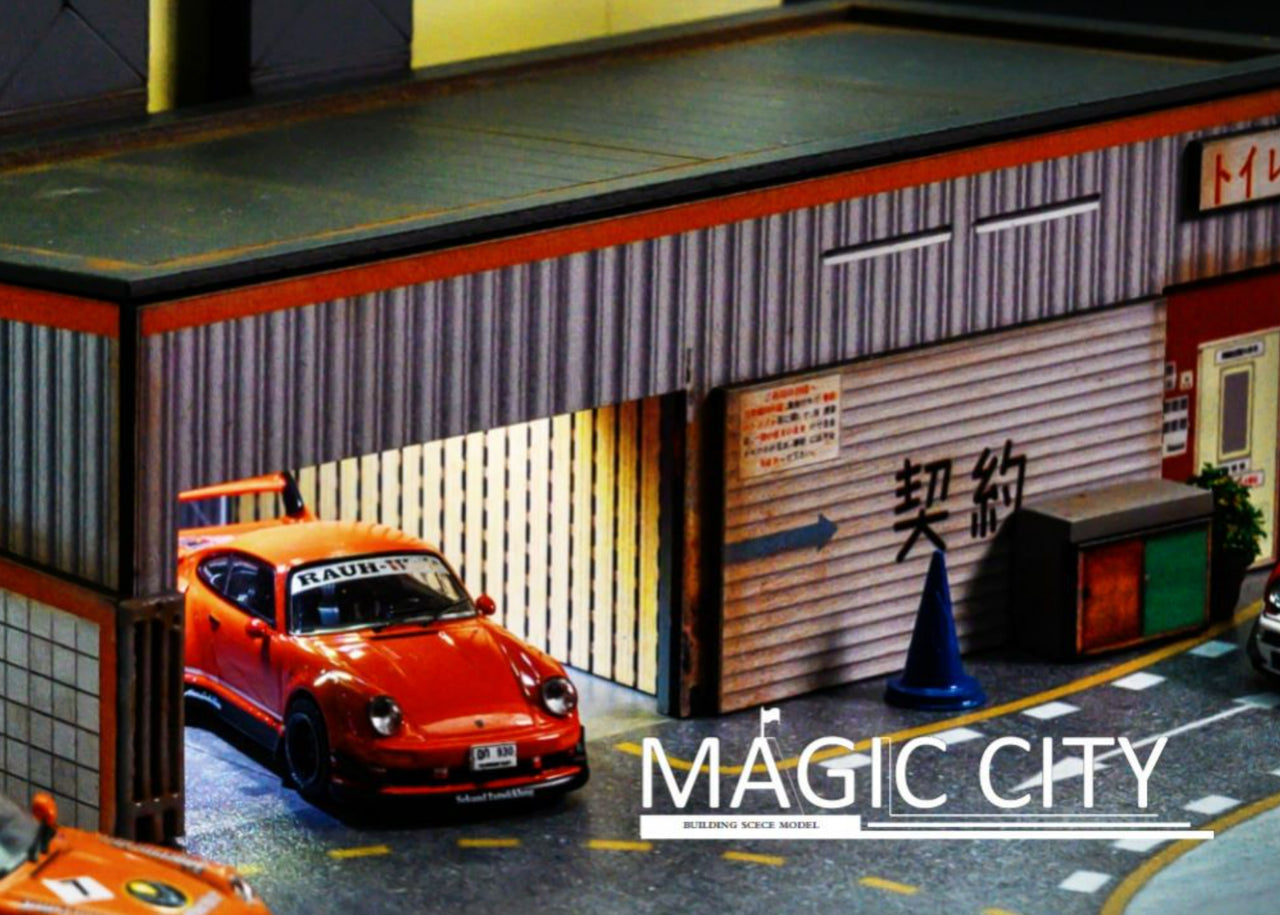 Magic City 1/64 RWB Roppongi Annual Gathering, Contract Office & Tenkaippin Ramen Shop Diorama 110032