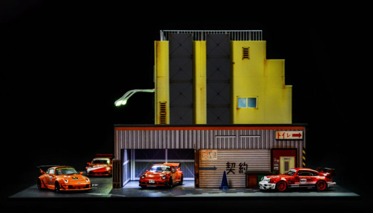 Magic City 1/64 RWB Roppongi Annual Gathering, Contract Office & Tenkaippin Ramen Shop Diorama 110032