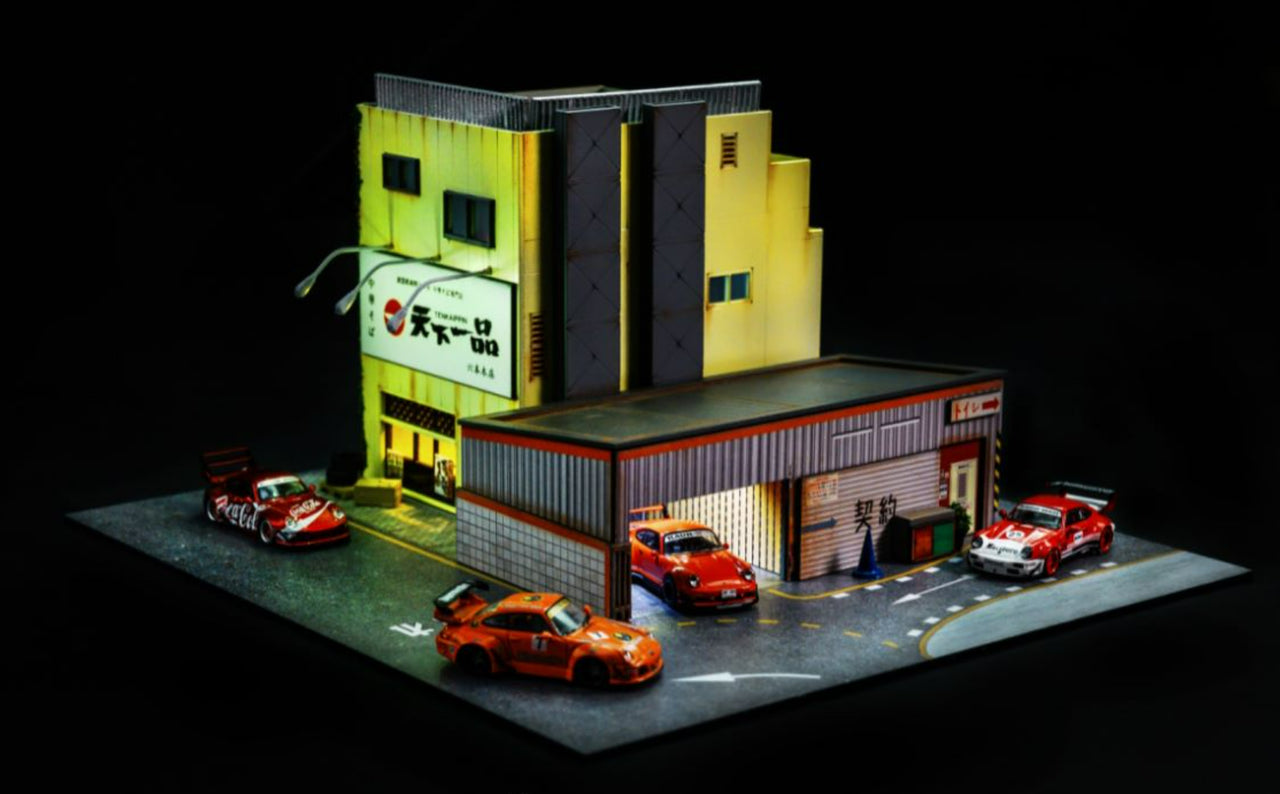 Magic City 1/64 RWB Roppongi Annual Gathering, Contract Office & Tenkaippin Ramen Shop Diorama 110032