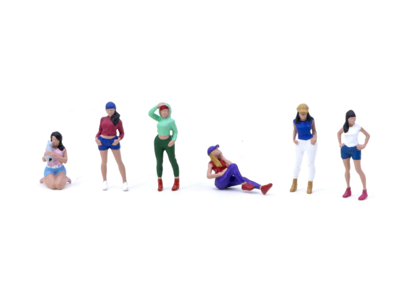 American Diorama x Tarmac Works 1/64 Figures Set - Girls Night Out - COLLAB64