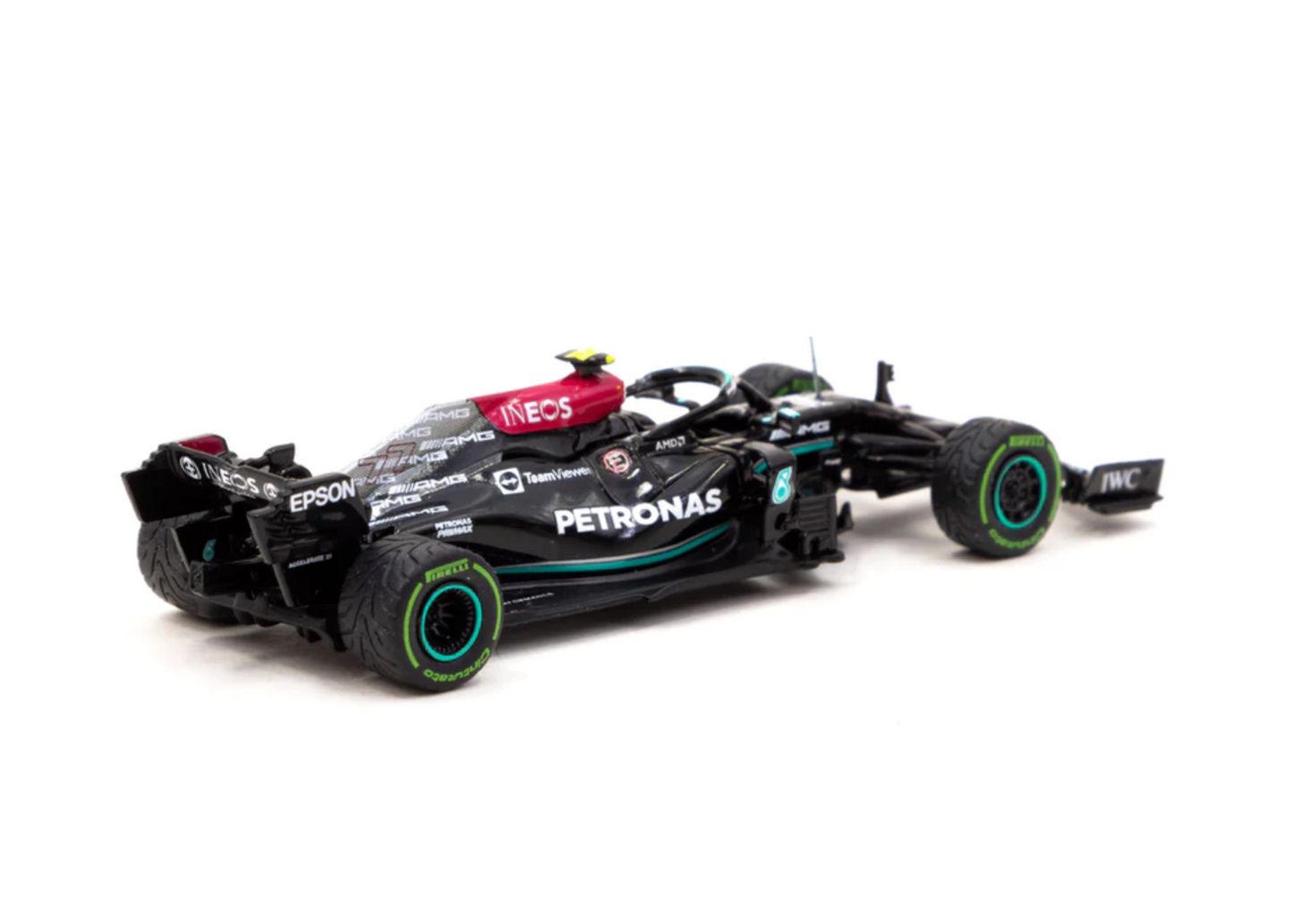 Tarmac Works 1/64 Mercedes-AMG F1 W12 E Performance Turkish Grand Prix 2021 Winner Valtteri Bottas #77 - GLOBAL64